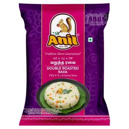 Anil Roasted Rava 1kg Export Pack