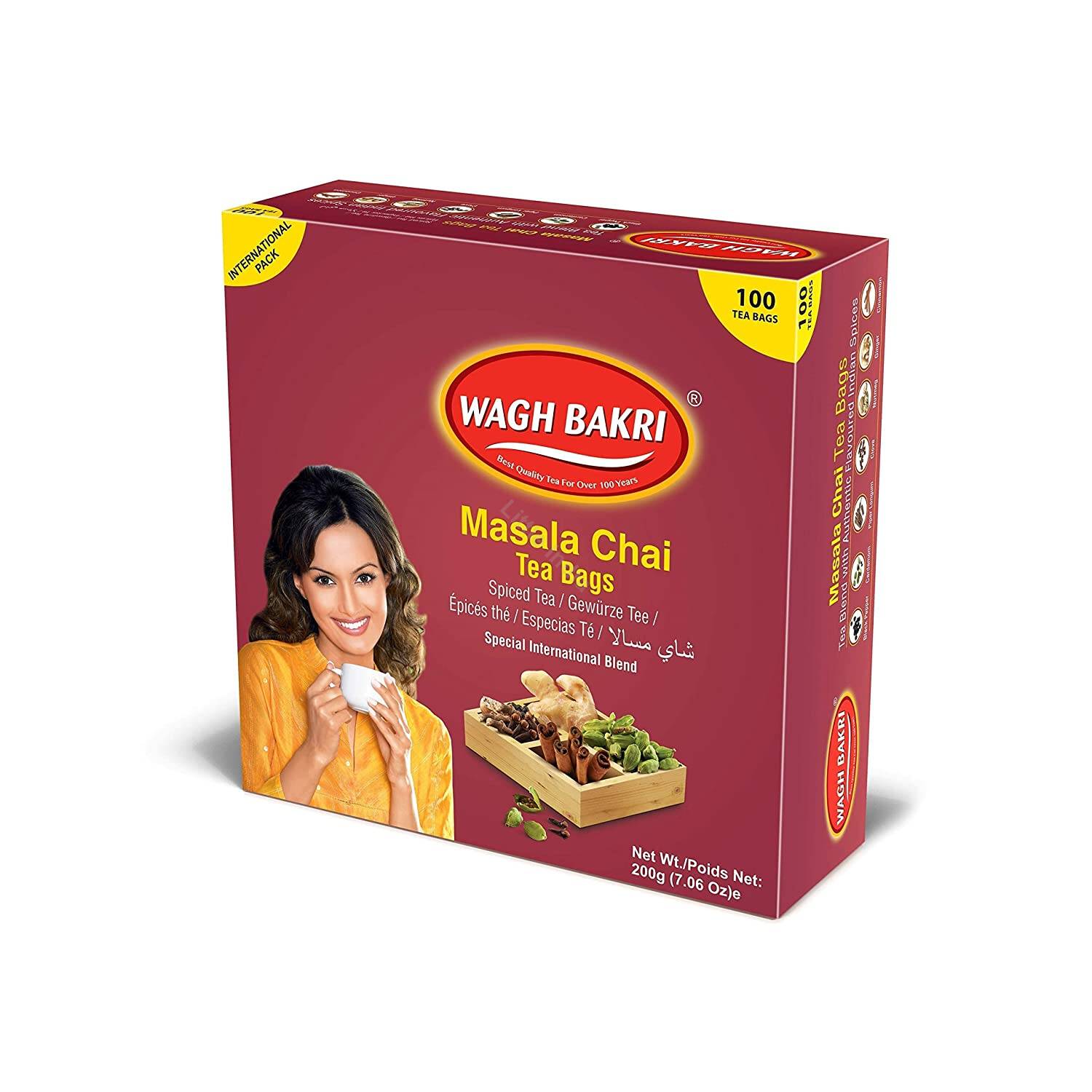 Wagh Bakri Masala Chai Tea Bags 200g Online at Best Price | Tea Bag | Lulu  Malaysia