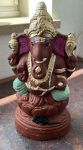 Clay Ganesha Statue (SMALL)