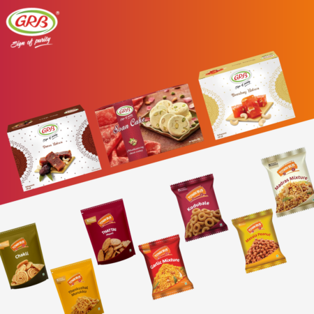 "GRB Townbus Family Pack - Diwali Bliss: 7 Namkeens, 3 Sweets to Spice Up Your Celebration!"