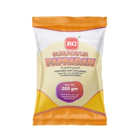 RG GURUVAYUR PAPADAM- 200 Gms
