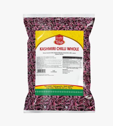 Telugu Foods Kashmiri Chilli (Whole)- 250 Gms