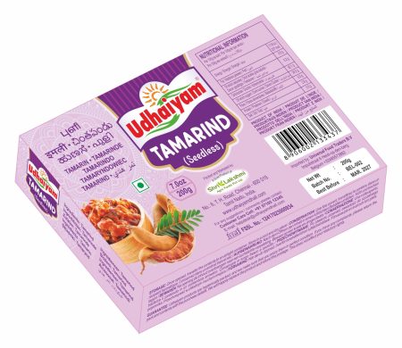 Udhaiyam Tamarind Seedless - 200gm