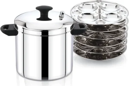Prestige Stainless Steel Idli Cooker (6 plates)