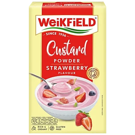 WEIKFIELD strawberry custard powder 75g