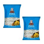 India Gate Poha Medium Bundle Pack (1kg +1kg)