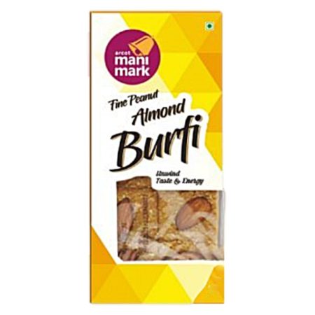 Manimark Fine Peanut Badam Burfi 100G