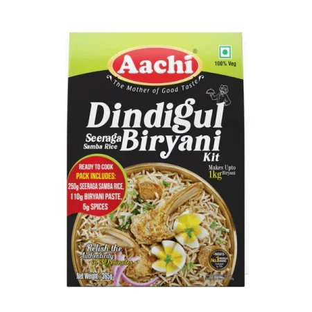 Aachi Dindigul Seeraga Samba Rice Biryani Kit – 365 g