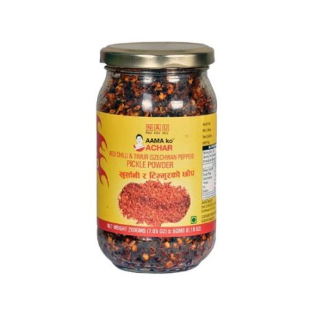 AAMA ko ACHAR Red Chilli& Timur Pickle Powder 200g