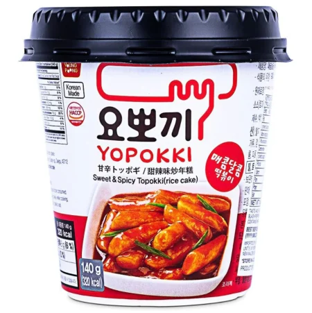 Yopokki Sweet & spicy Topokki(Rice Cake)140g