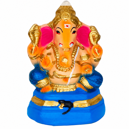 Ganesh Figurine Blue Pants 20cm
