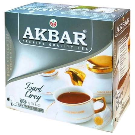 Akbar Earl Gray Tea 100 bags