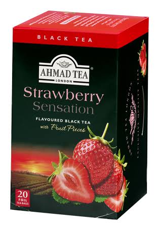 Ahmad Tea Strawberry Sensation Black Tea 20Bags