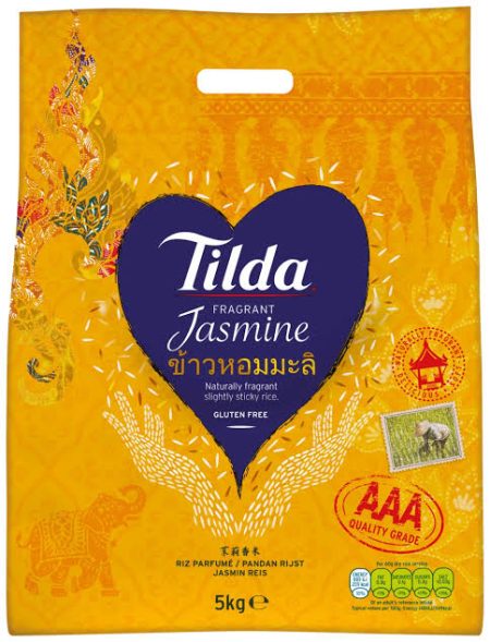 Tilda Fragrant Jasmine Rice 5kg