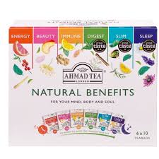Ahmad Tea Natural Benefit Tea Set 6×10 Tea Bags