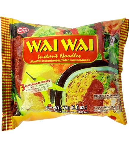 Wai Wai Instant Noodles Chicken Flavoured 75g