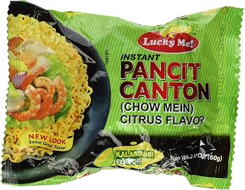 Lucky Me Chow Mein Noodles Pancit Canton Kalamansi 60g