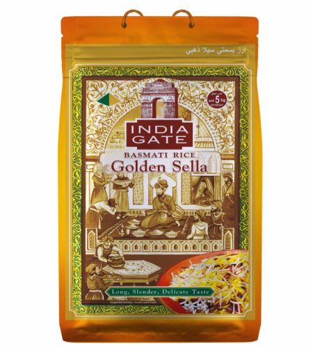 India Gate Golden Sella Pure Basmati Rice 2kg