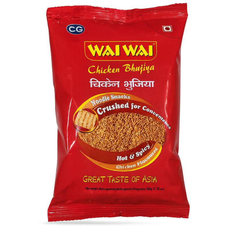 cg-wai-wai-chicken-noddles-bhujiya-snack-50g-nepali-hot-spicy-chicken-flavour-noodle-snacks