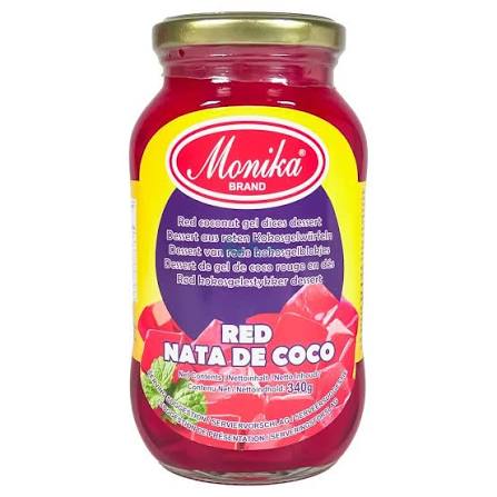 Monika Nata de Coco Red Coconut Gel 340g